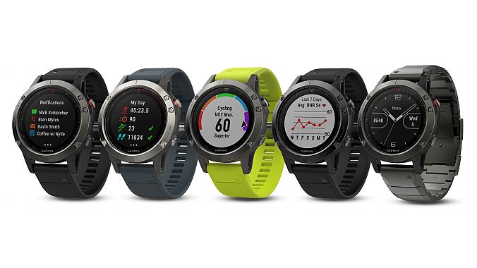 Garmin updates Fenix 5 watches adds satellite communication and apps Bicycle Retailer and Industry News